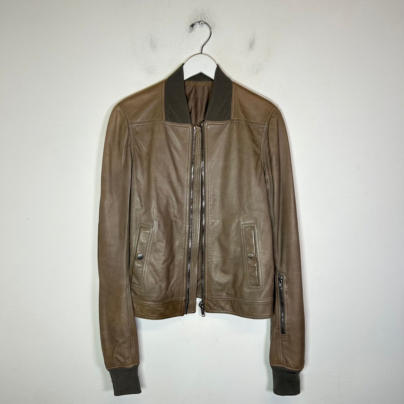 Rick Owens Rick Owens FW17 Lambskin Leather Jacket Size US M / EU 48-50 / 2 - 1 Thumbnail