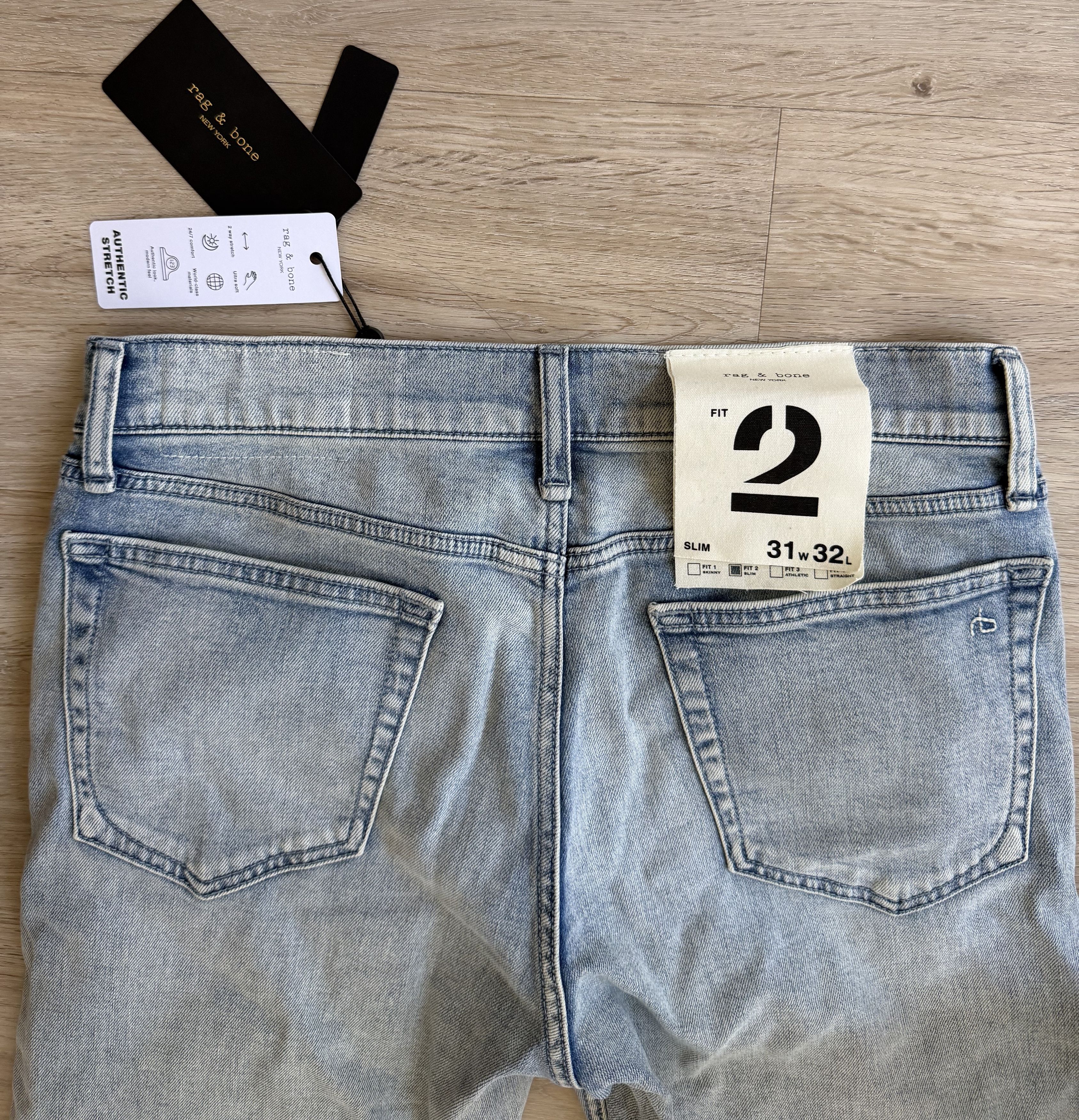 Rag & Bone rag & bone Fit 2 Authentic Stretch Slim Fit Jeans – 31 x 32 Size US 31 - 3 Thumbnail