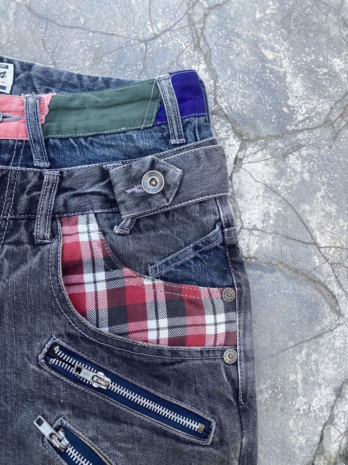 If Six Was Nine PATINA Double Waist Zipper Jeans Size US 28 / EU 44 - 6 Thumbnail