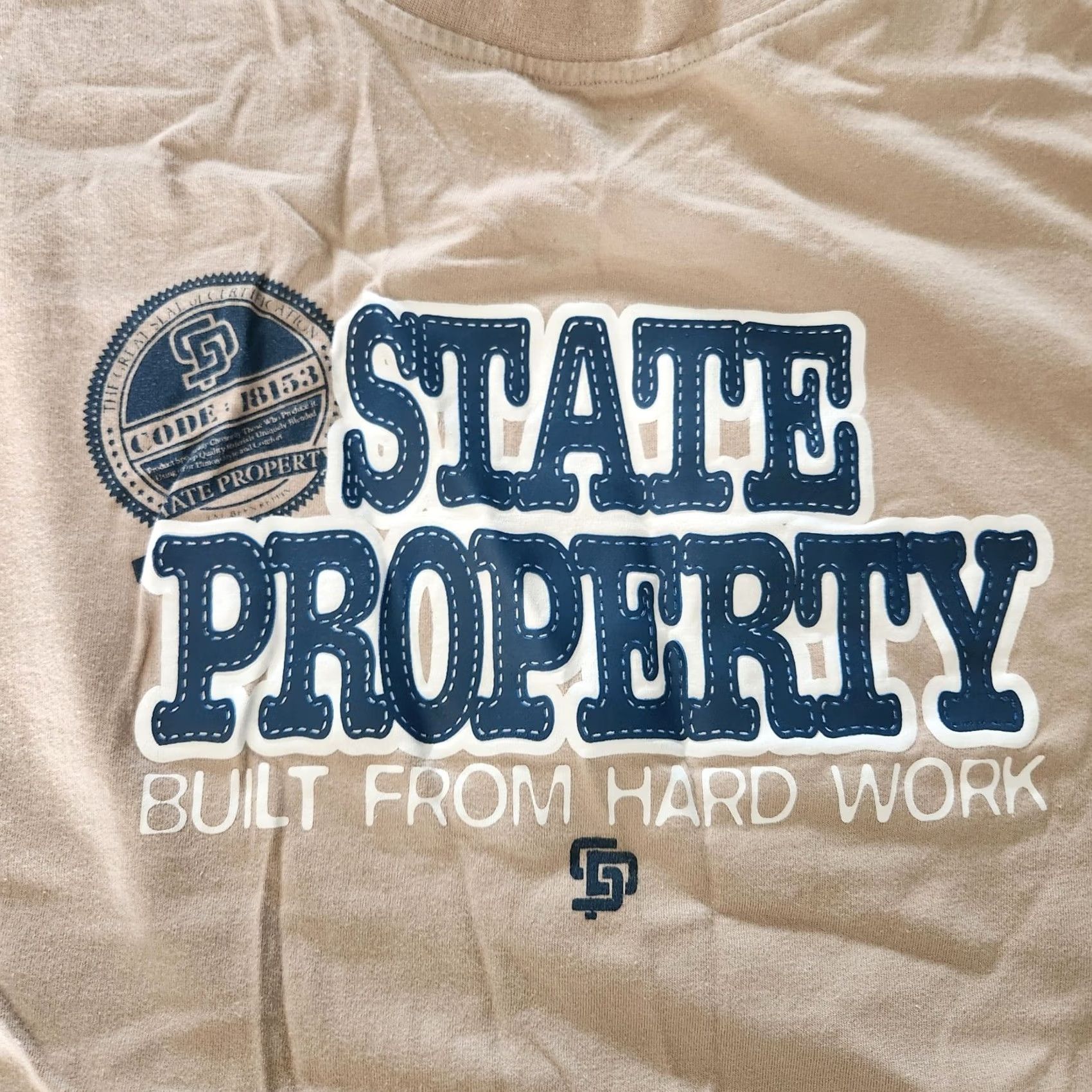 Rocawear VINTAGE Rocawear State Property T-Shirt Tee Mens 4XL Hip Hop Baggy Beige Beanie Sigel Rare Shirt Mens Size US XXL / EU 58 / 5 - 2 Thumbnail