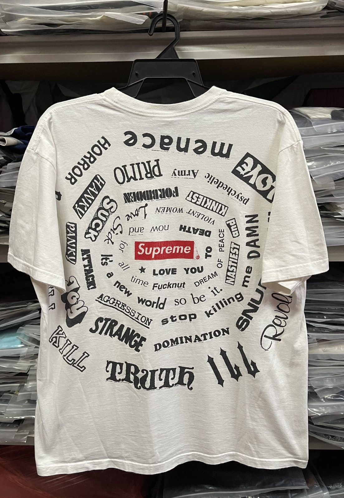 Supreme Supreme Spiral Tee (SS21)🔥🔥🔥 Size US L / EU 52-54 / 3 - 6 Thumbnail
