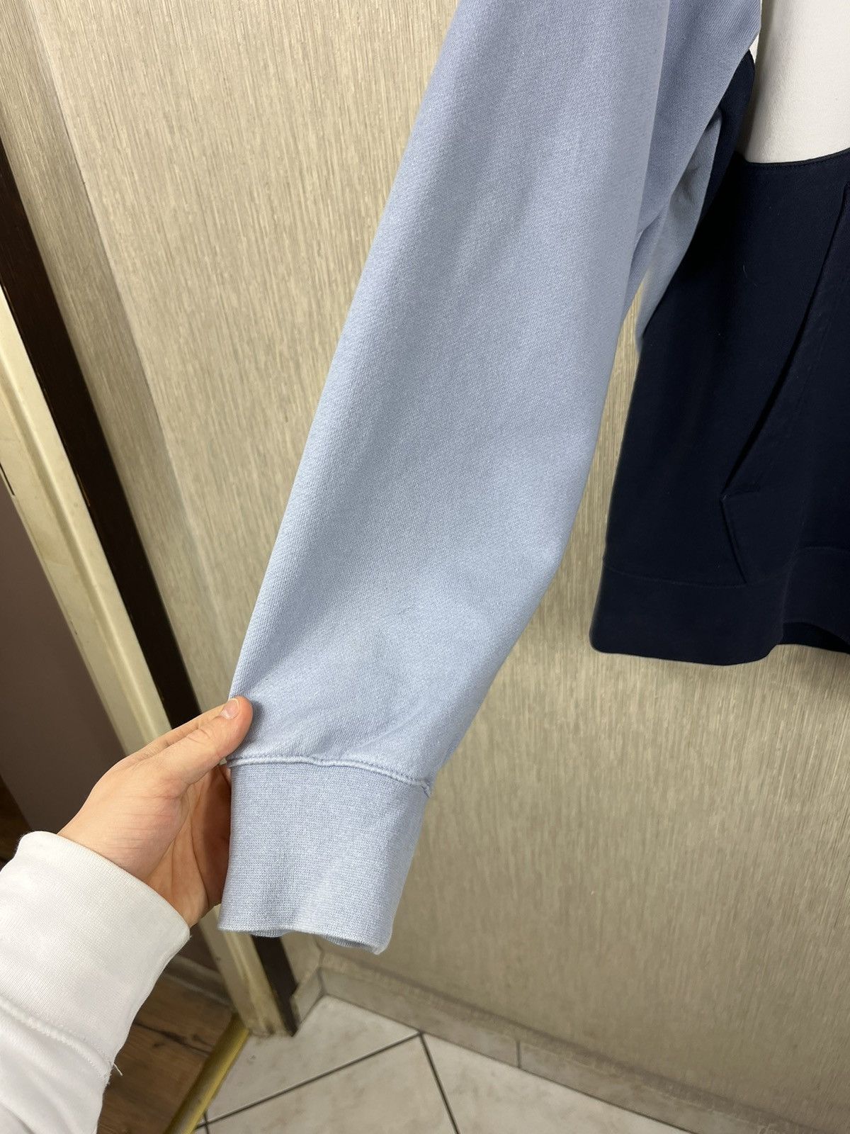 Nike Nike y2k big swoosh logo zip hoodie sweatshirt baby blue Size US XL / EU 56 / 4 - 9 Thumbnail