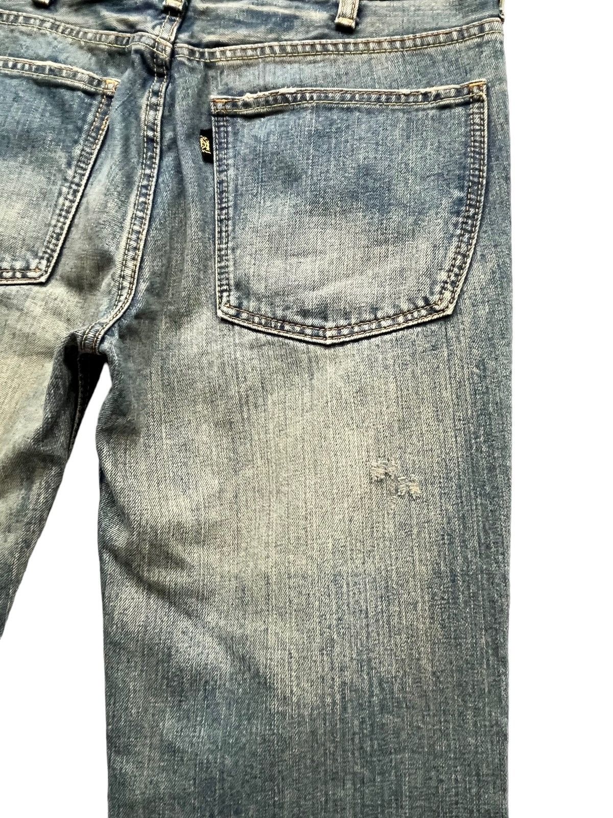 Aran Crafts FYE🔥90's DENIM CRAFT Mudwash Rusty Faded Distressed FLARE Size US 30 / EU 46 - 8 Thumbnail