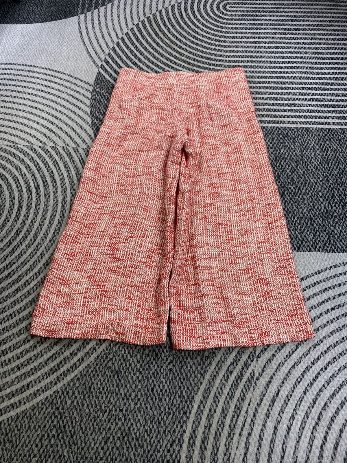 Scanlan Theodore Scanlan Theodore Tweed Knit Wide Leg Pants Size 33" - 2 Thumbnail