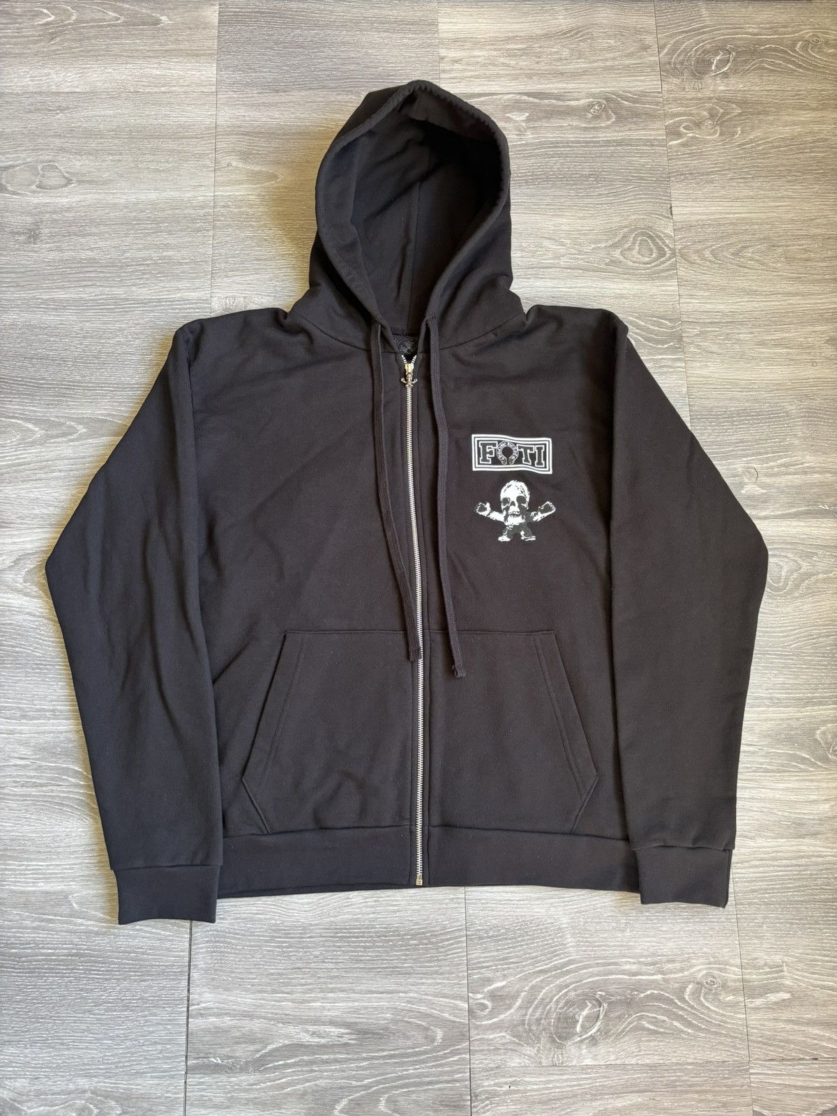 Chrome Hearts Chrome Hearts Foti Black Zipup Hoodie Size US L / EU 52-54 / 3 - 1 Thumbnail