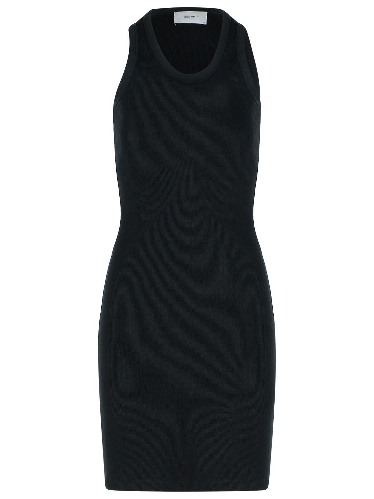 Coperni COPERNI 'Clip' Black Cotton Dress Size S / US 4 / IT 40 - 1 Thumbnail