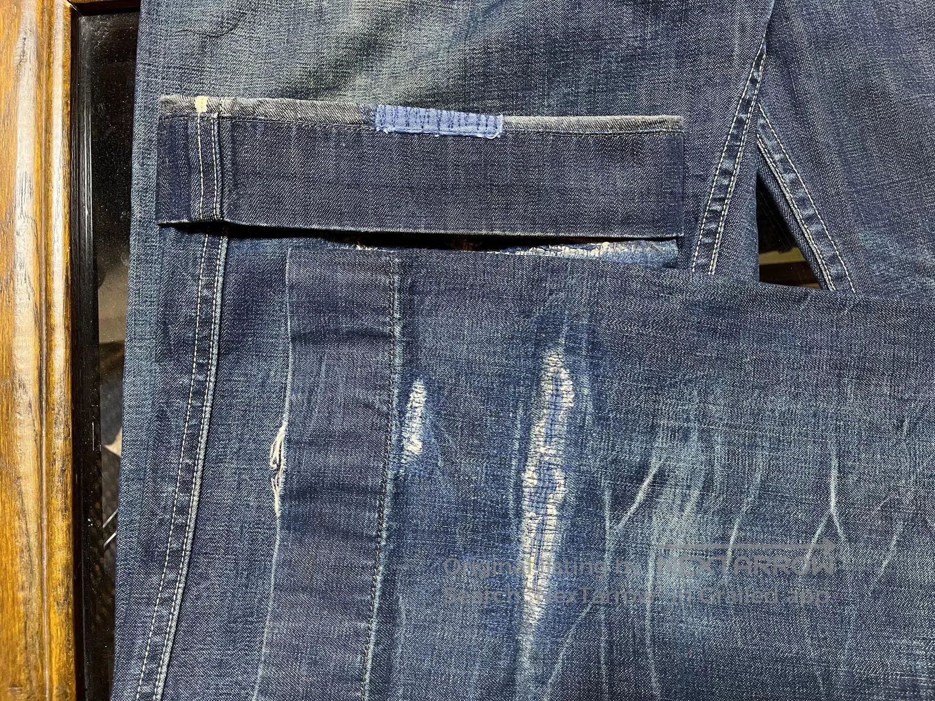 RRL Ralph Lauren vintage blue dyed work pants RRL. Size US 34 / EU 50 - 6 Thumbnail