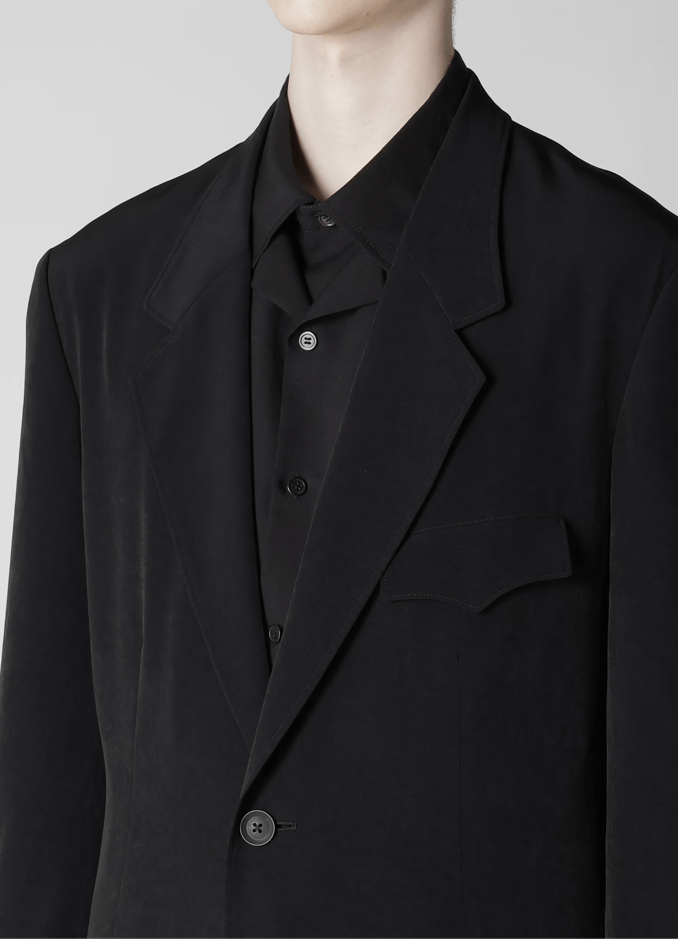 Yohji Yamamoto Yohji Yamamoto Pour Homme 24AW - BACK FLARE LONG JACKET Size US M / EU 48-50 / 2 - 6 Thumbnail