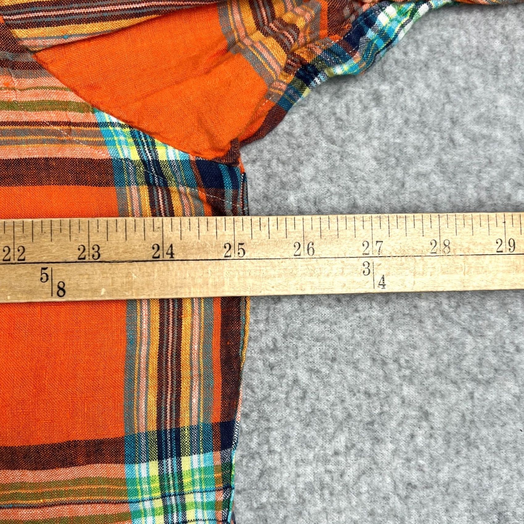 Polo Ralph Lauren Polo Ralph Lauren Linen Epaulettes Long Sleeve Button Shirt XL Mens Orange - Woven - XL Size - Classic Fit | Apparel Size US XL / EU 56 / 4 - 6 Thumbnail