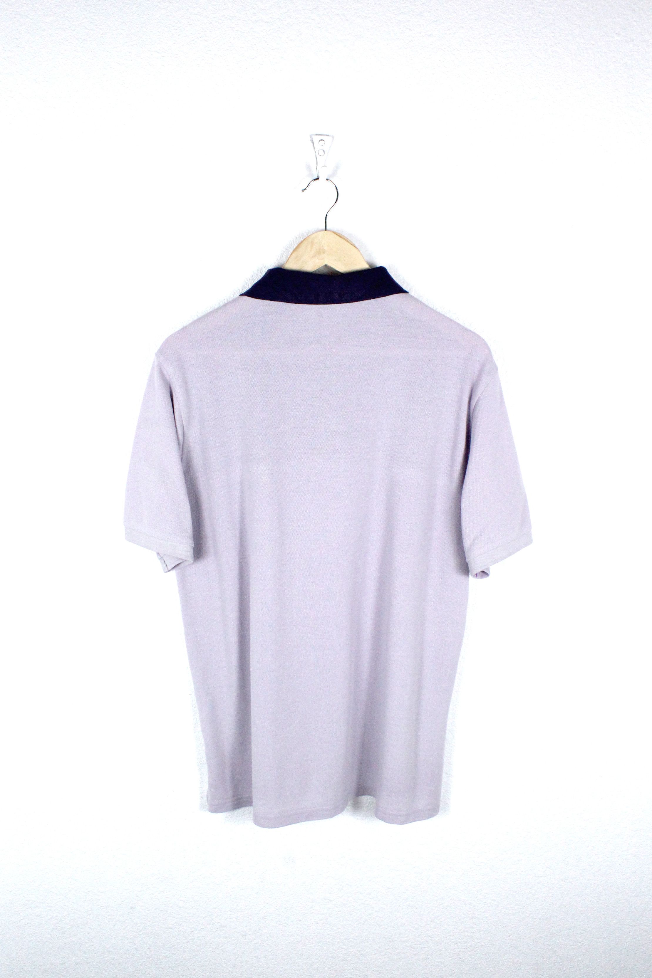 Vintage Vintage Yves Saint Laurent YSL Logo Two Tone Polo Shirt L Size US L / EU 52-54 / 3 - 8 Thumbnail