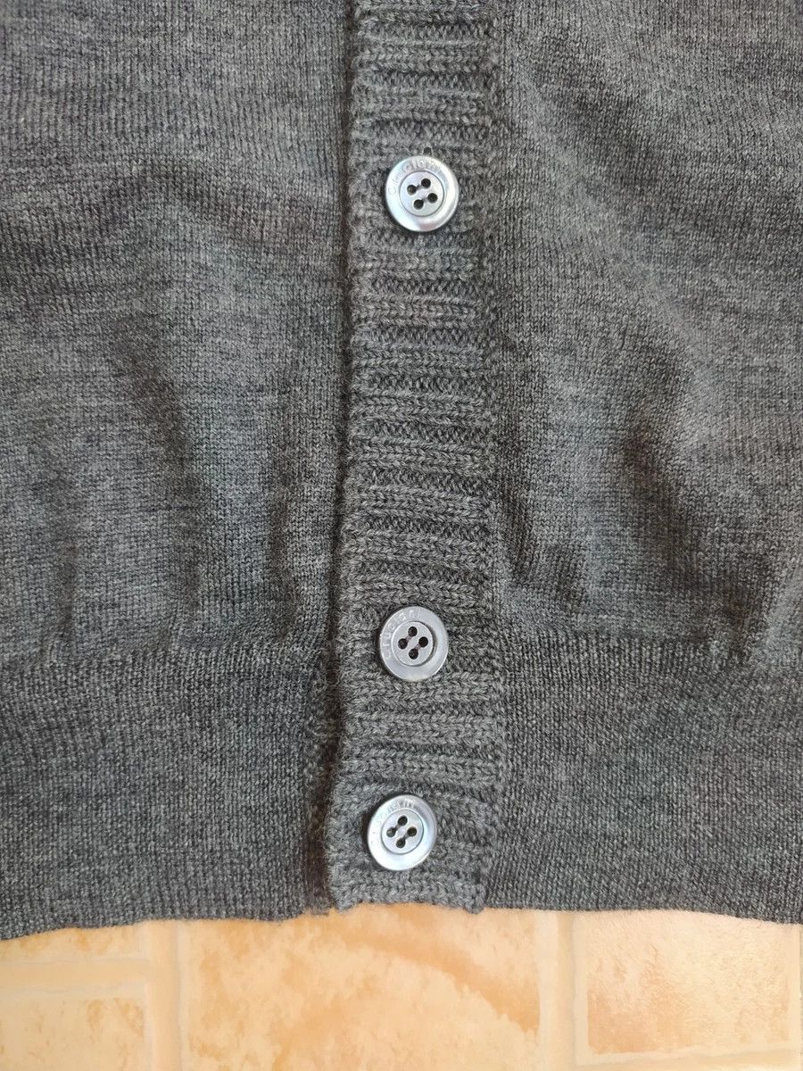 Cruciani CRUCIANI WOOL BUTTON CARDIGAN SWEATER SIZE 46 GRAY Size US S / EU 44-46 / 1 - 4 Thumbnail