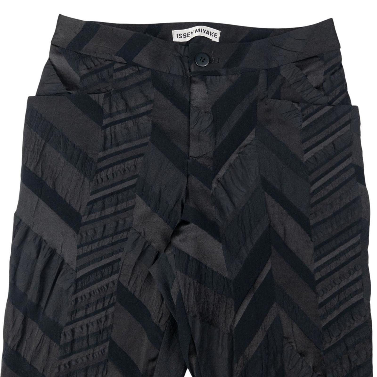Issey Miyake Vintage Issey Miyake Geometric Trousers Size W28 Size 42" / US 20 - 4 Thumbnail