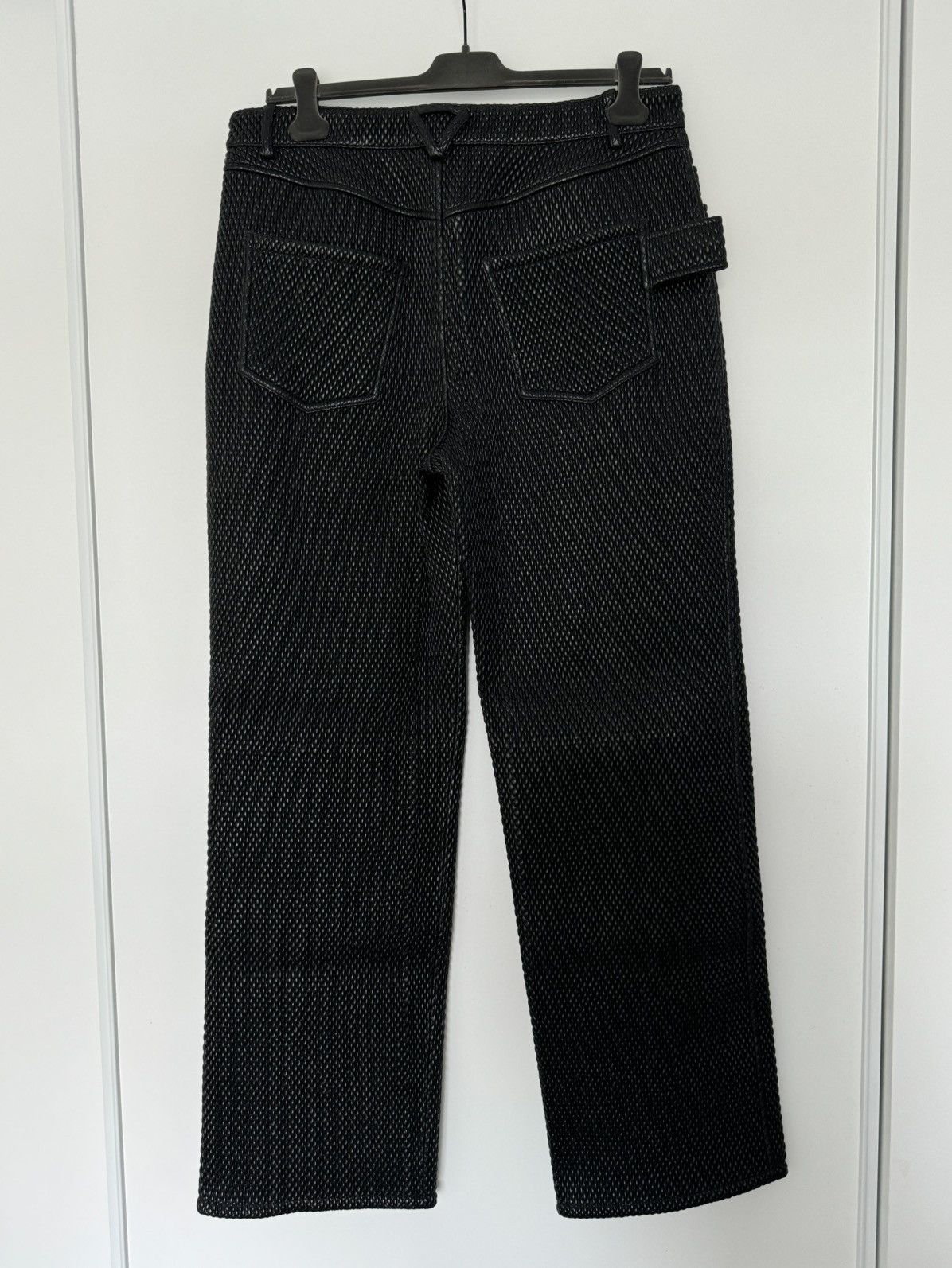 Bottega Veneta Bottega Veneta Intrecciato Leather Pants Size US 36 / EU 52 - 2 Thumbnail