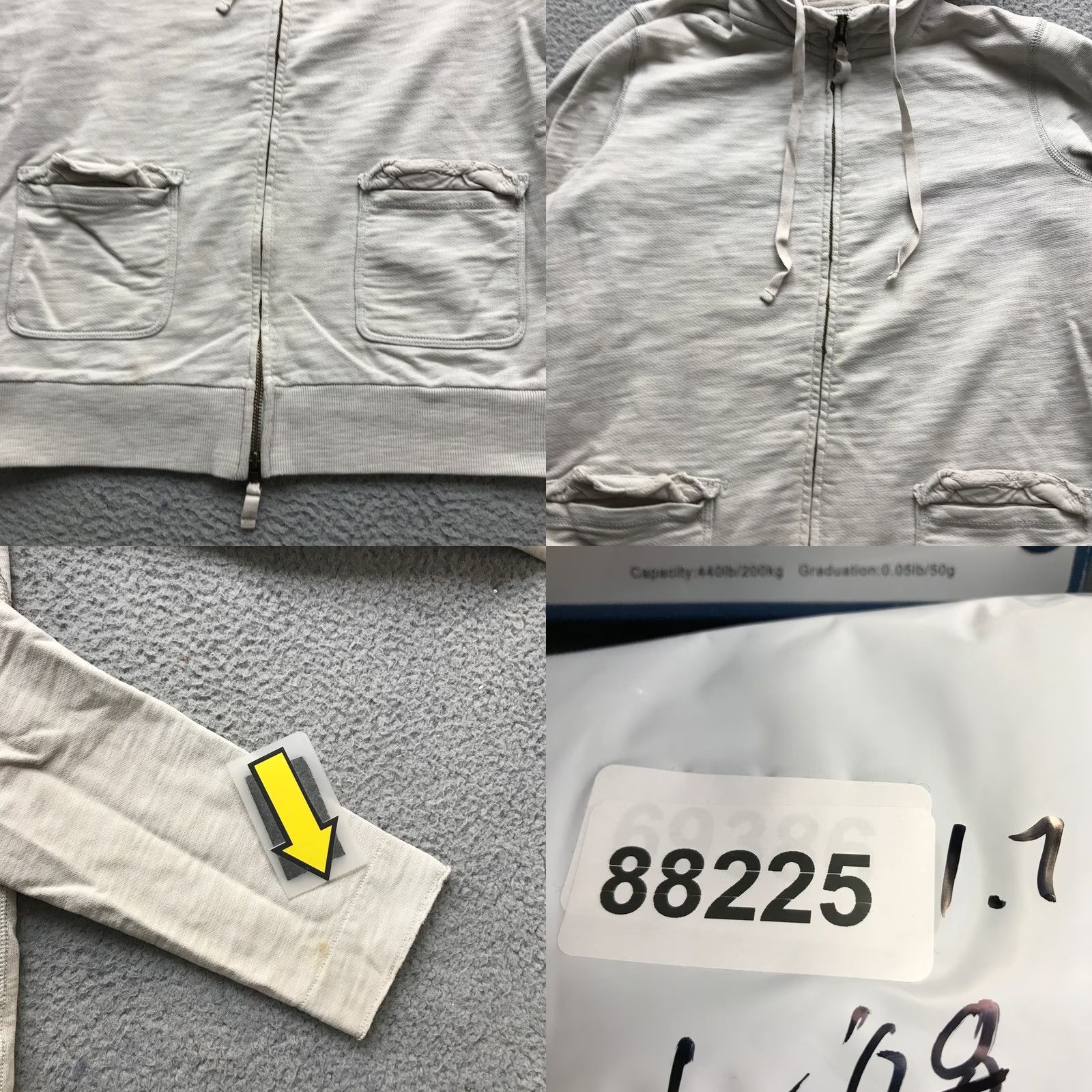 J.Crew J.Crew Hoodie Sweatshirt Jacket Women M Tan Full Zip Pockets Drawstring Crew Neck Size M / US 6-8 / IT 42-44 - 8 Thumbnail