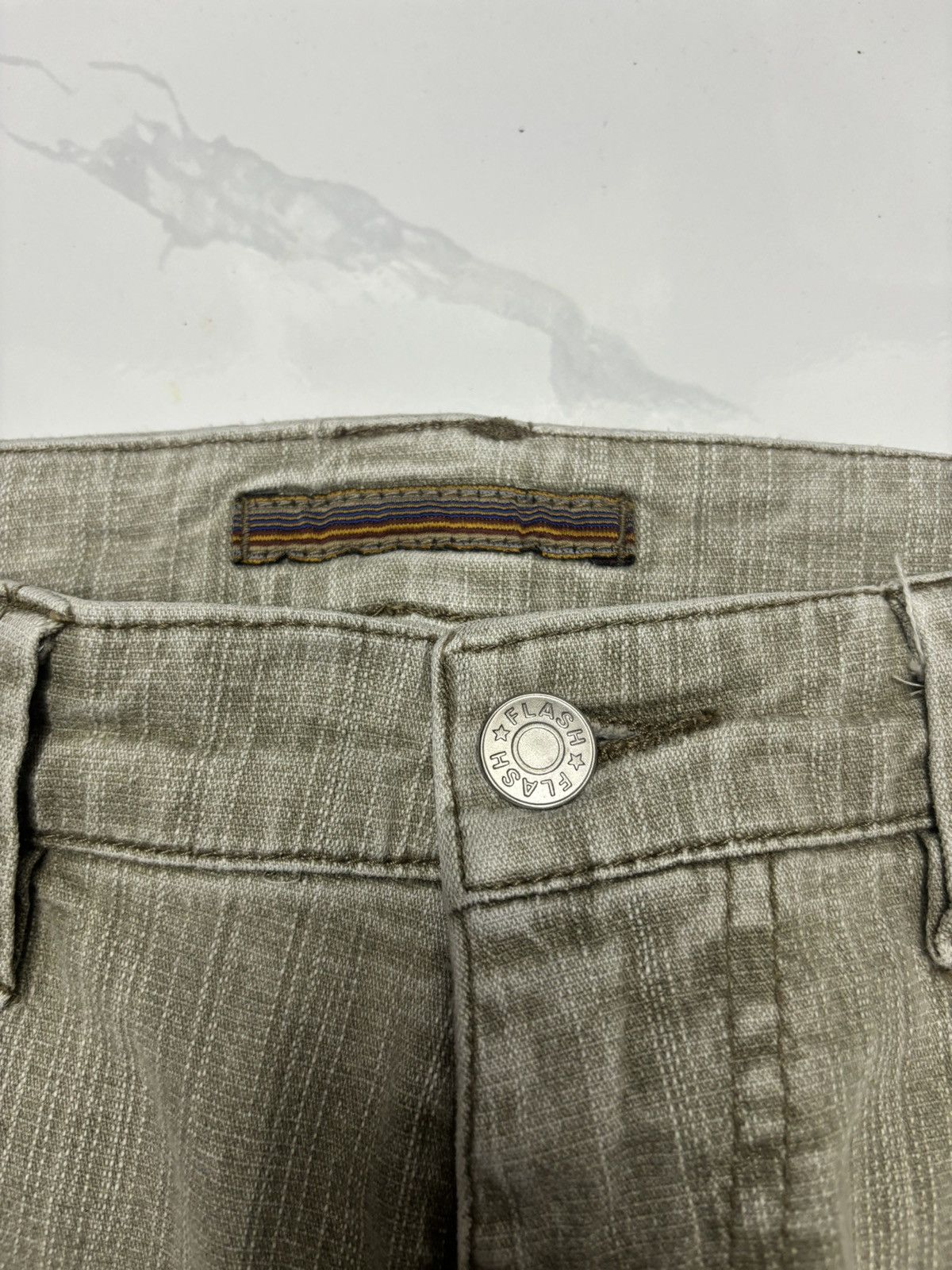 Japanese Brand Vintage Japanese Brand Flash Denim Flare Jeans Size US 31 - 9 Thumbnail