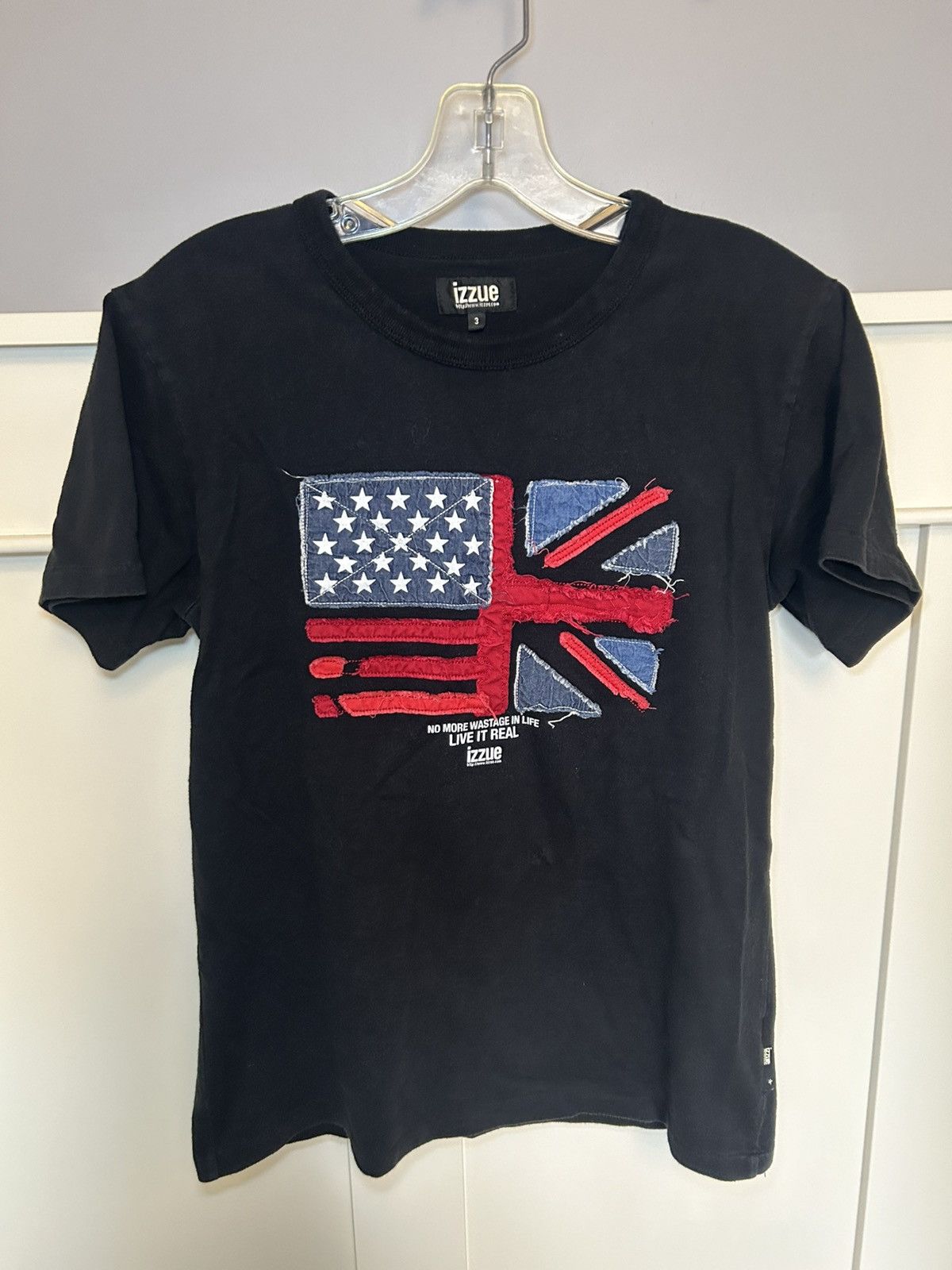 Designer × izzue Izzue Union Jack patch T-shirt Size US M / EU 48-50 / 2 - 1 Thumbnail