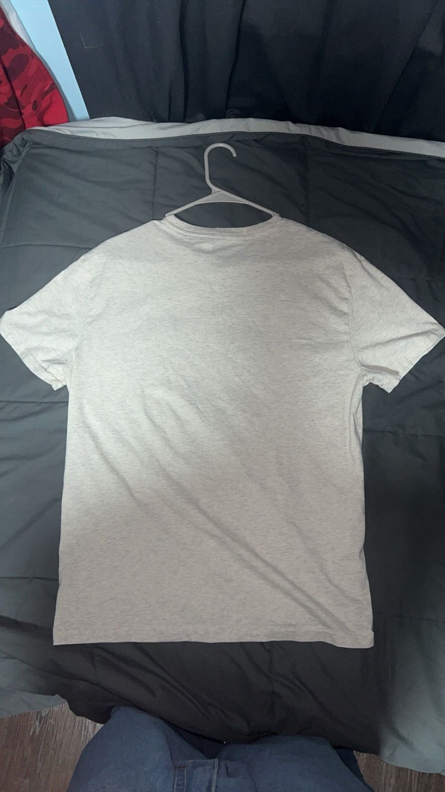 Polo Ralph Lauren Polo grey/white classic tee with navy logo Size US M / EU 48-50 / 2 - 2 Thumbnail