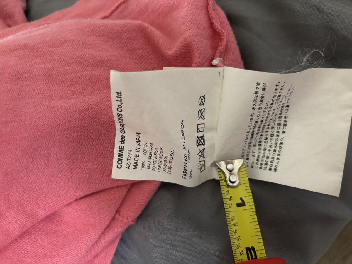Comme des Garcons PLAY SIZE WOMENS XL (fits mens M) Pink CDG heart tee Size US M / EU 48-50 / 2 - 5 Thumbnail