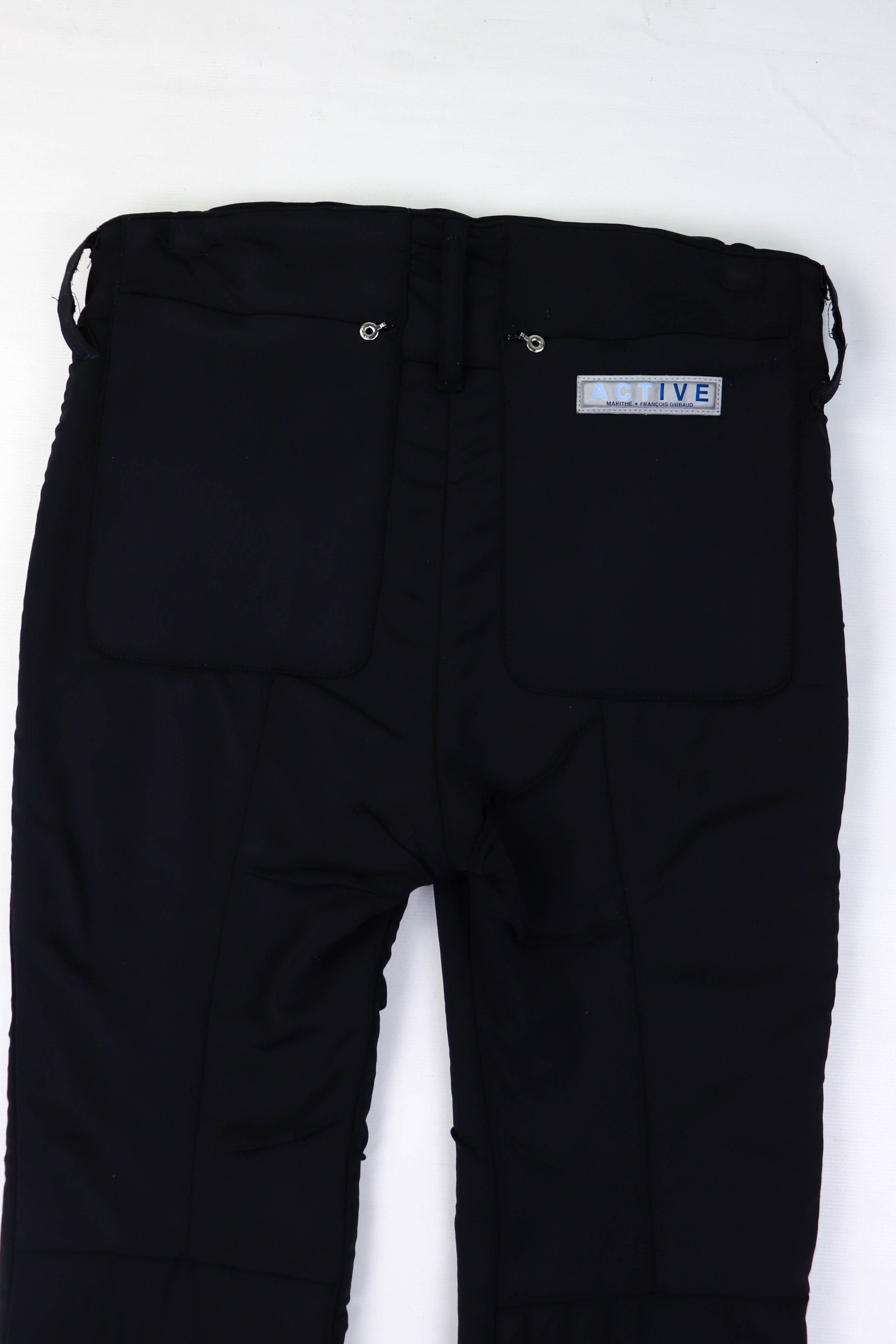 Marithe + Francois Girbaud × Vintage ACTIVE Marithe Francois Girbaud Black Women's Snow Ski Pants Size 28" / US 6 / IT 42 - 7 Thumbnail