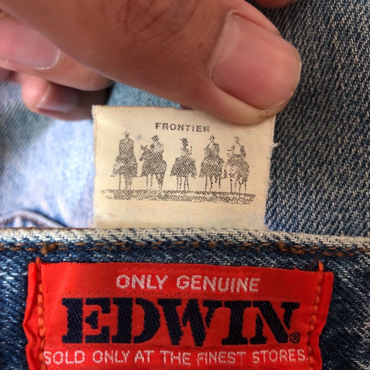 Edwin Vintage Edwin Distressed Denim Jeans Size US 32 / EU 48 - 12 Thumbnail