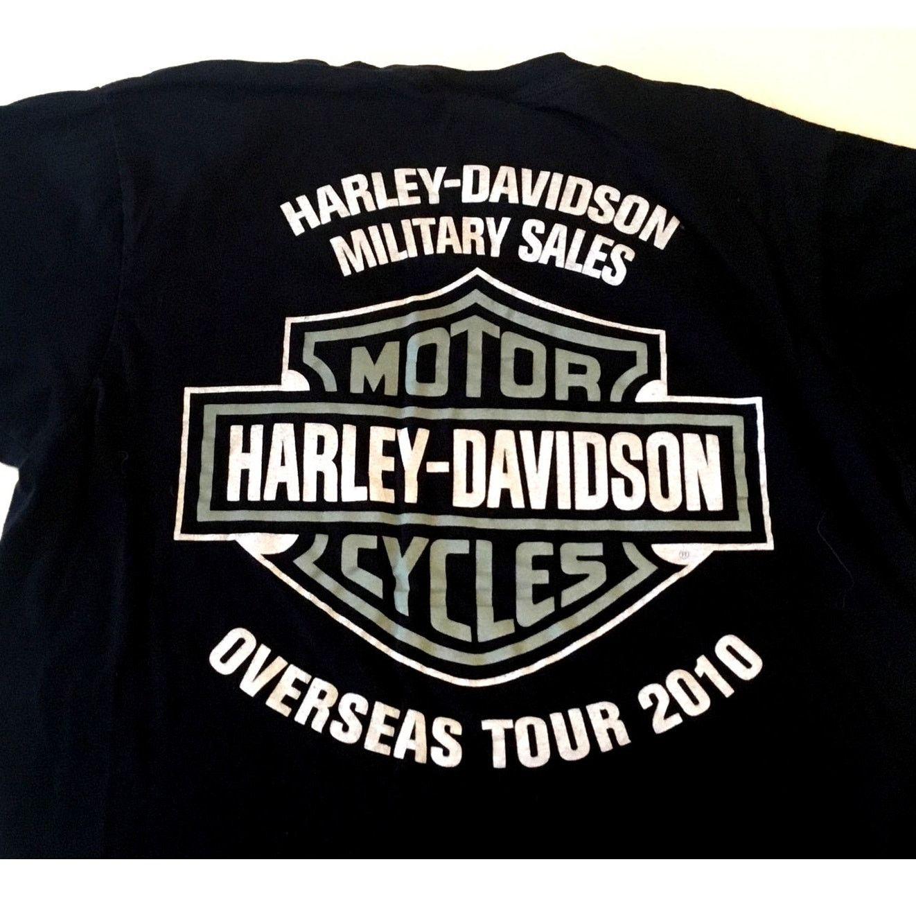 Harley Davidson Harley Davidson L TShirt 2010 Overseas Tour Military Size US L / EU 52-54 / 3 - 1 Thumbnail
