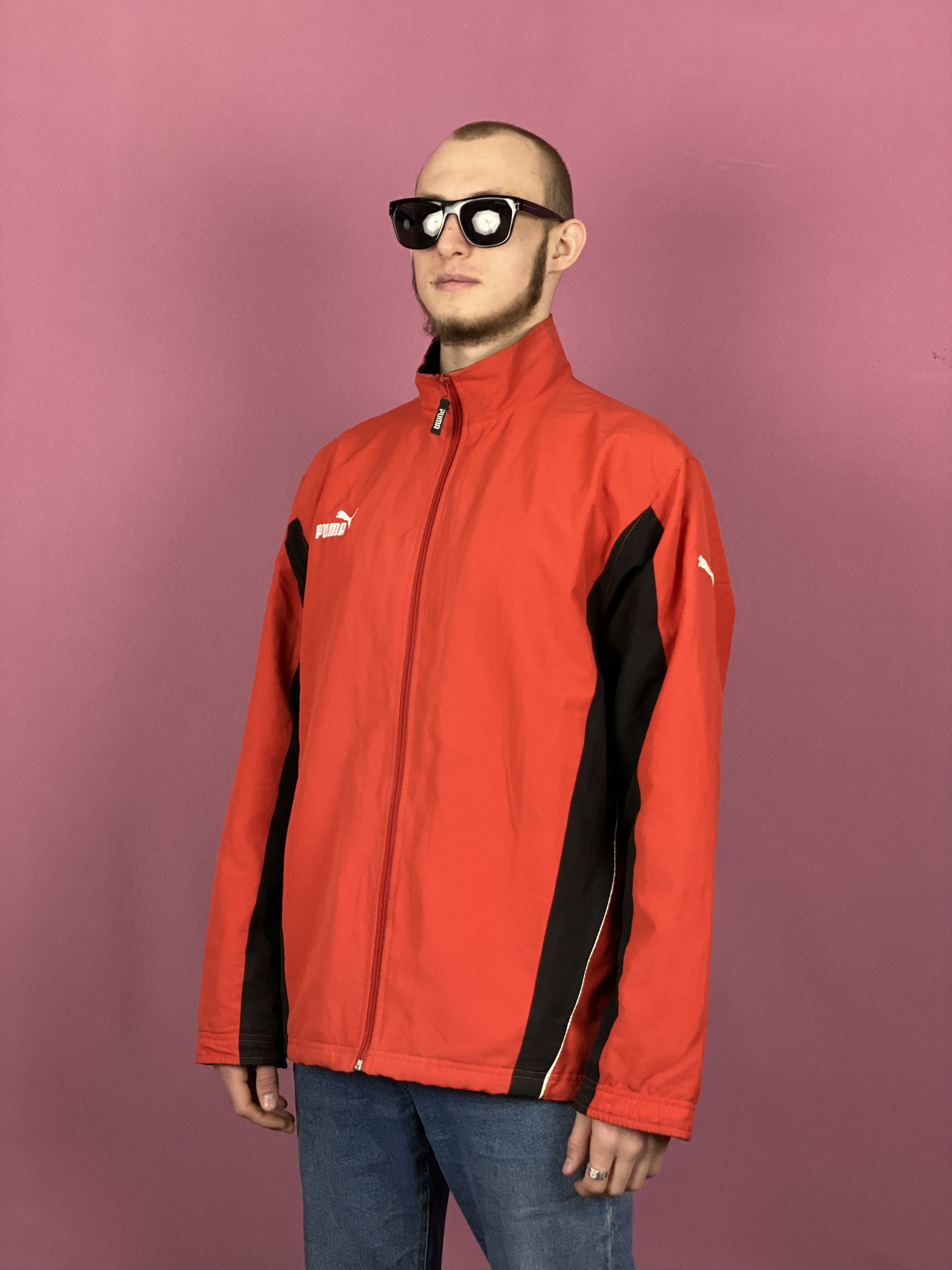Puma × Vintage Puma Vintage Men's Windbreaker Jacket - L Size US L / EU 52-54 / 3 - 2 Thumbnail
