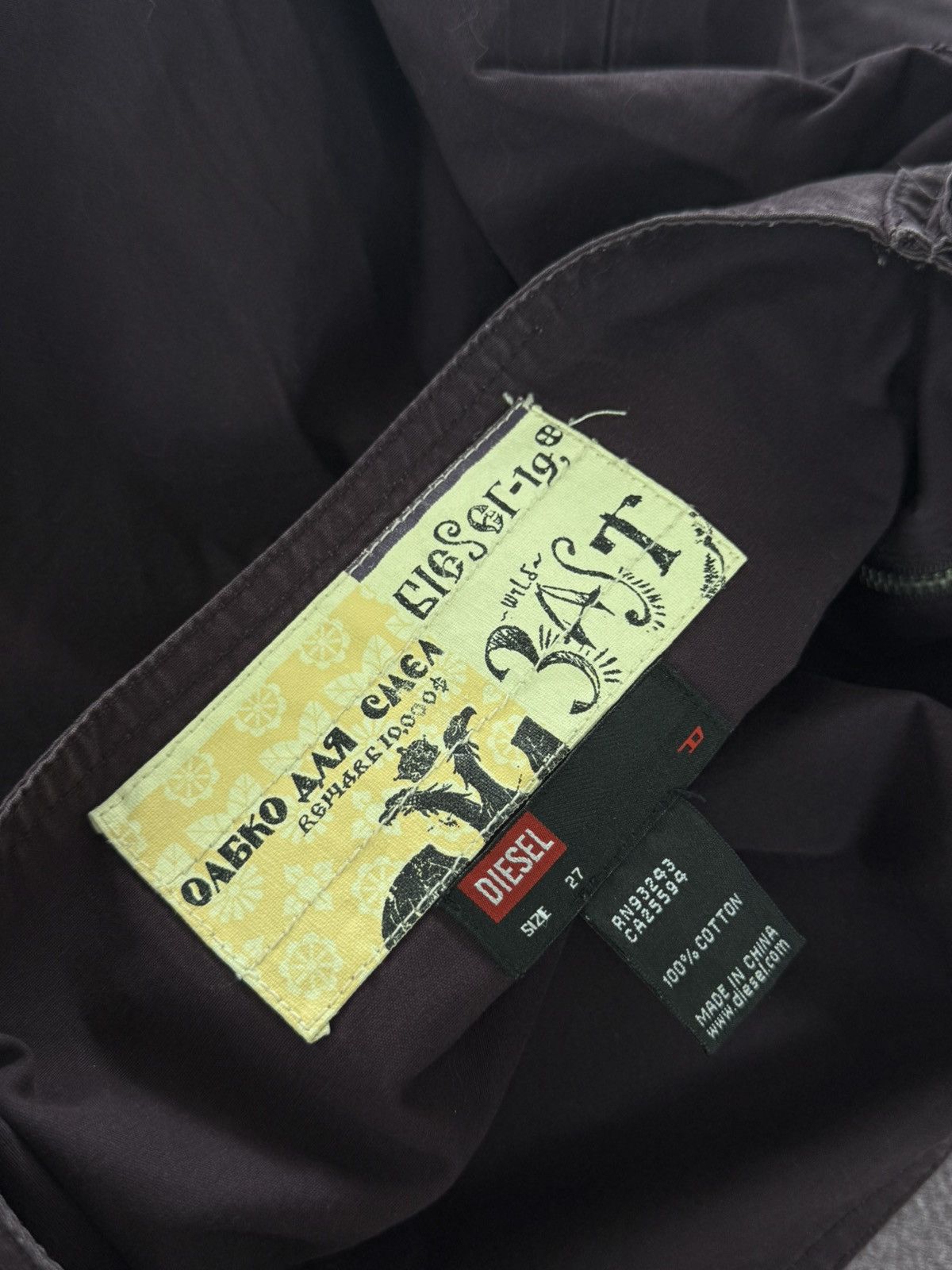 Diesel Vintage Diesel 00s Japanese Vibe Archival Y2K Skirt Size 27" / US 4 / IT 40 - 8 Thumbnail