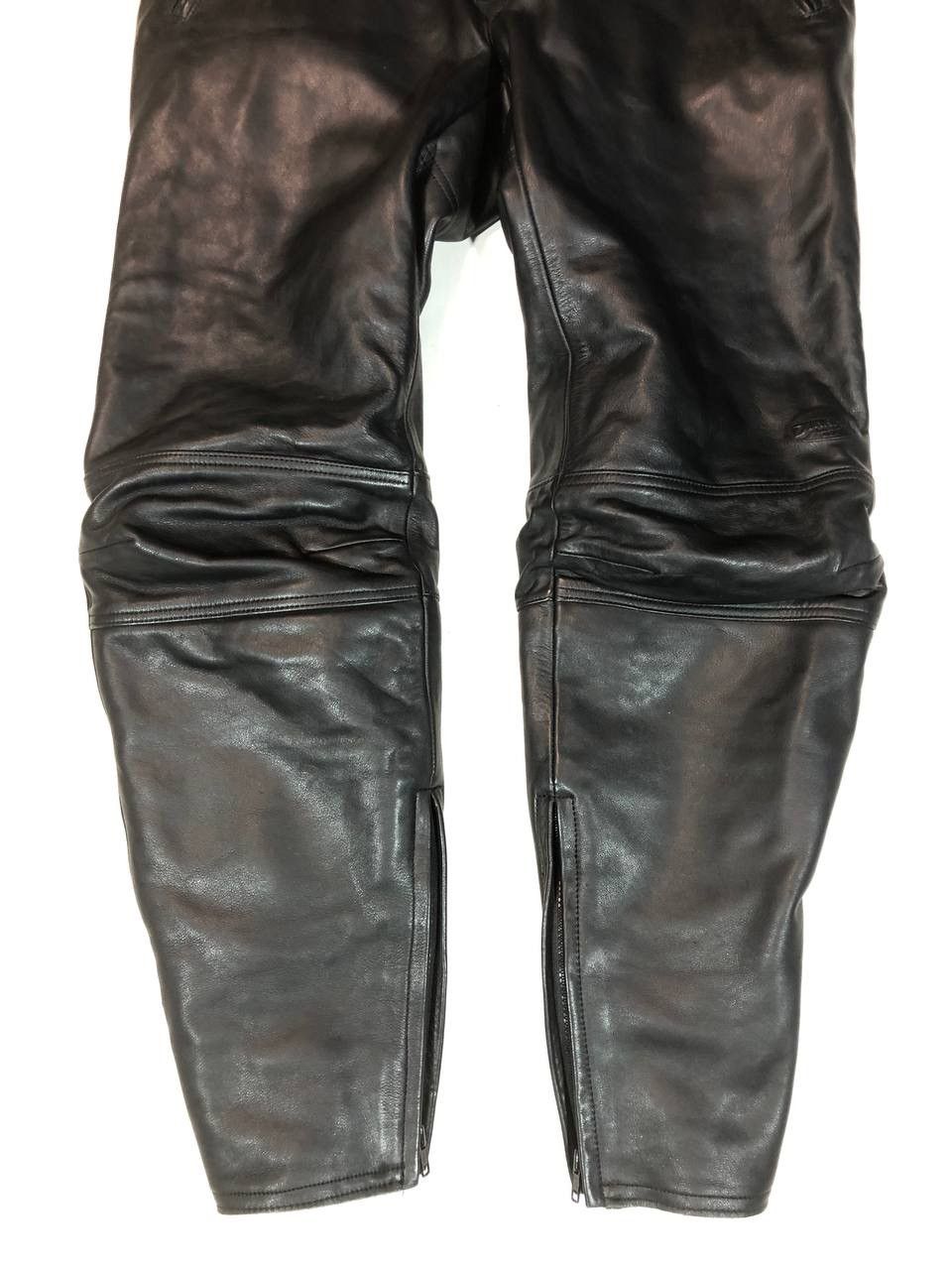 Vintage MQP Dynamic Vintage Racing Moto Leather Pants Size US 35 - 3 Thumbnail