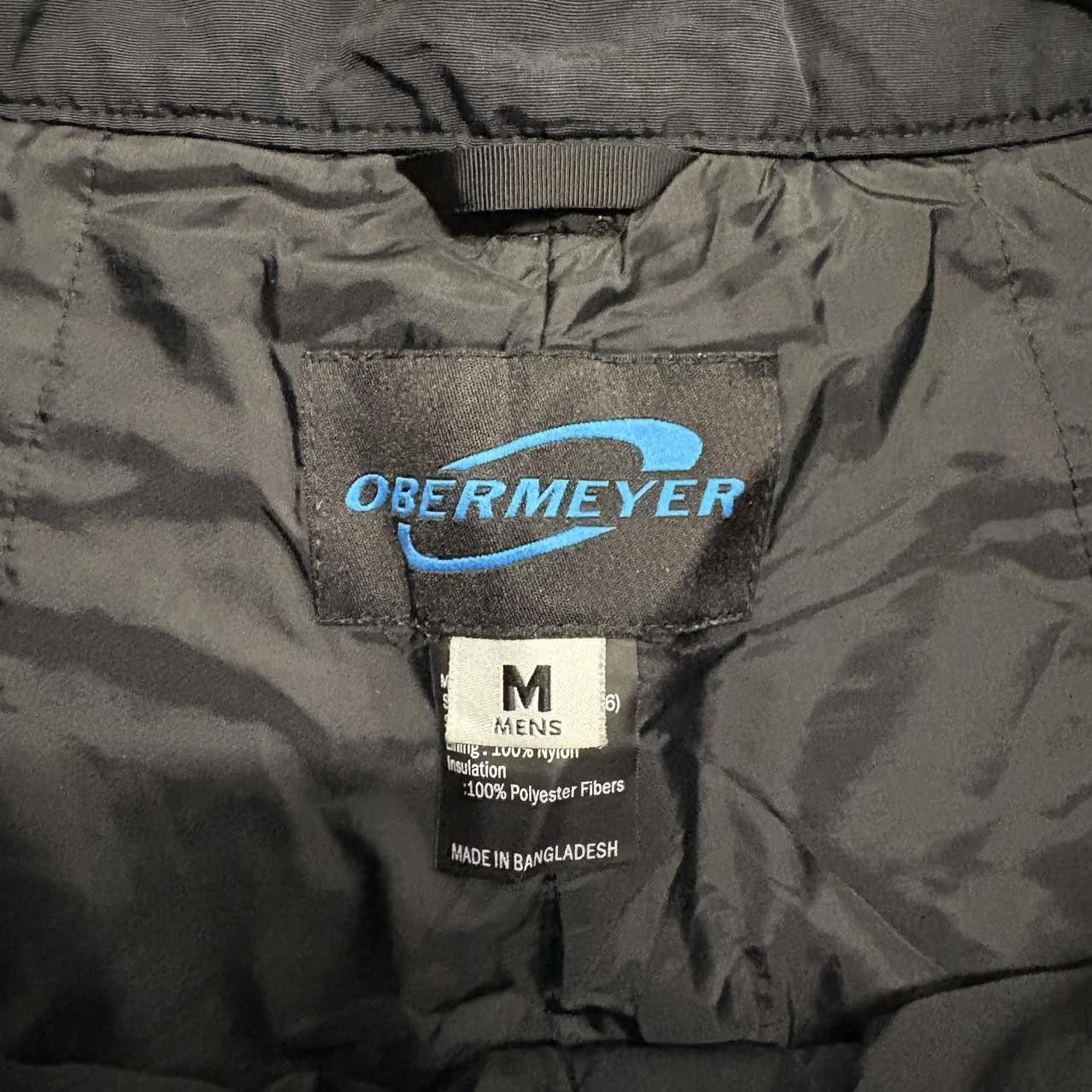 Vintage Crazy Vintage Y2K/2000s Baggy Black Obermeyer Nylon Ski Pants! Size US 36 / EU 52 - 7 Thumbnail