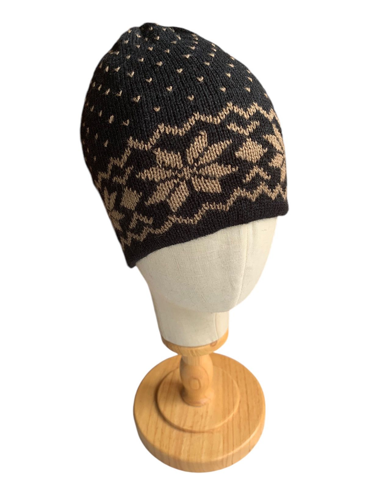 Japanese Brand × Kapital × Vintage Knitted Winter Sessions Reversible Nice Designe Beanie Hats Size ONE SIZE - 3 Thumbnail
