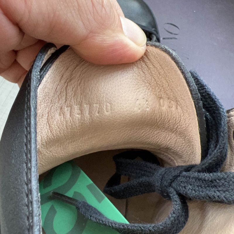 Gucci Gucci Black Leather Snake High-Top Sneakers - Size US 6.5 / EU 39-40 - 5 Thumbnail