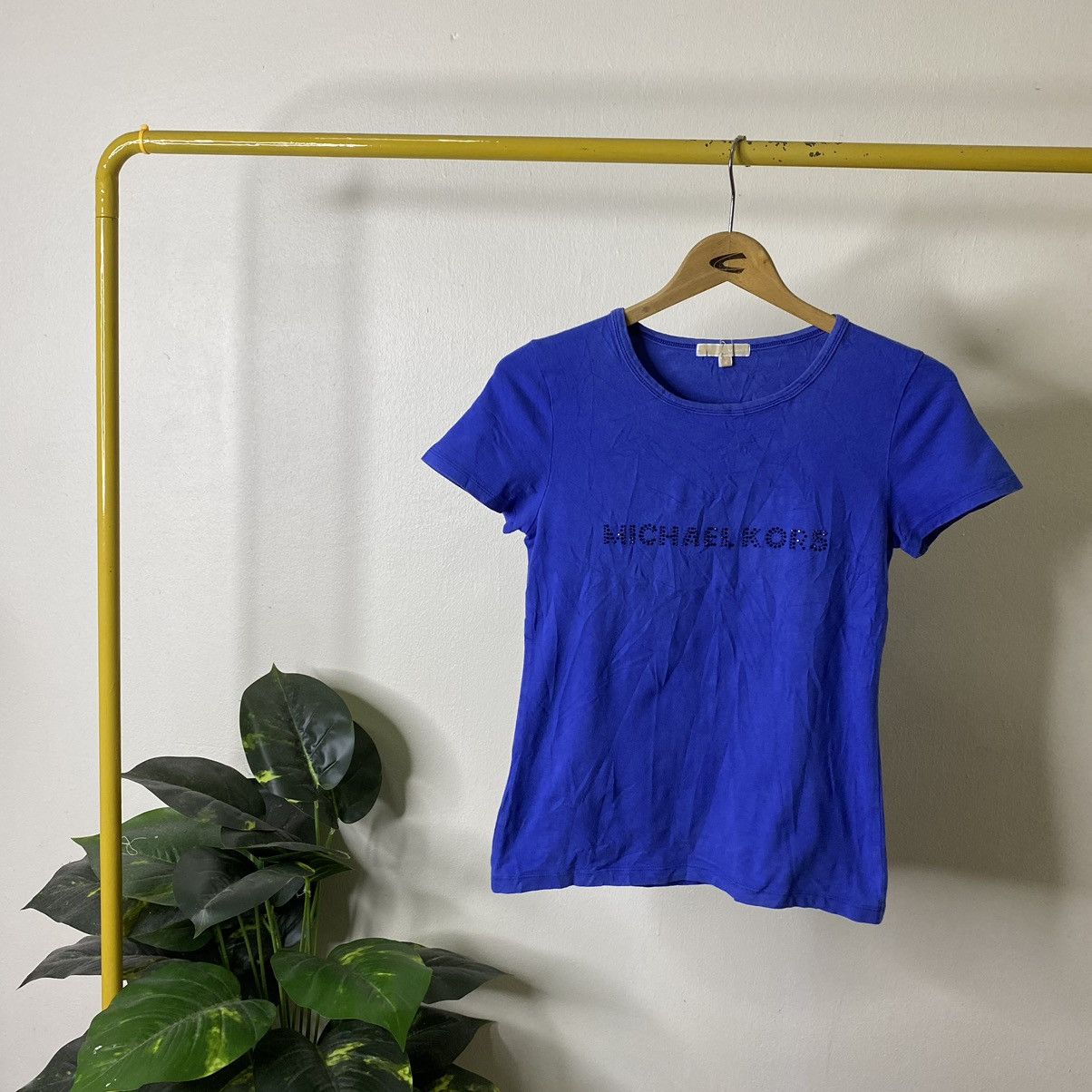 Michael Kors Michael Kors Spell Out Women T Shirt Size XS / US 0-2 / IT 36-38 - 1 Thumbnail