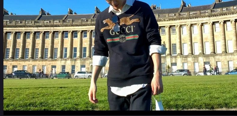 Gucci Gucci Double-button black knitted sweatshirt 2502-Nextarrow Size US S / EU 44-46 / 1 - 5 Thumbnail