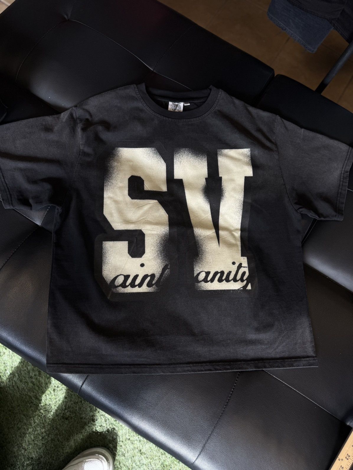 Saint Vanity Saint Vanity UNRELEASED Black Logo Tee Shirt M (NEW) Size US M / EU 48-50 / 2 - 1 Thumbnail