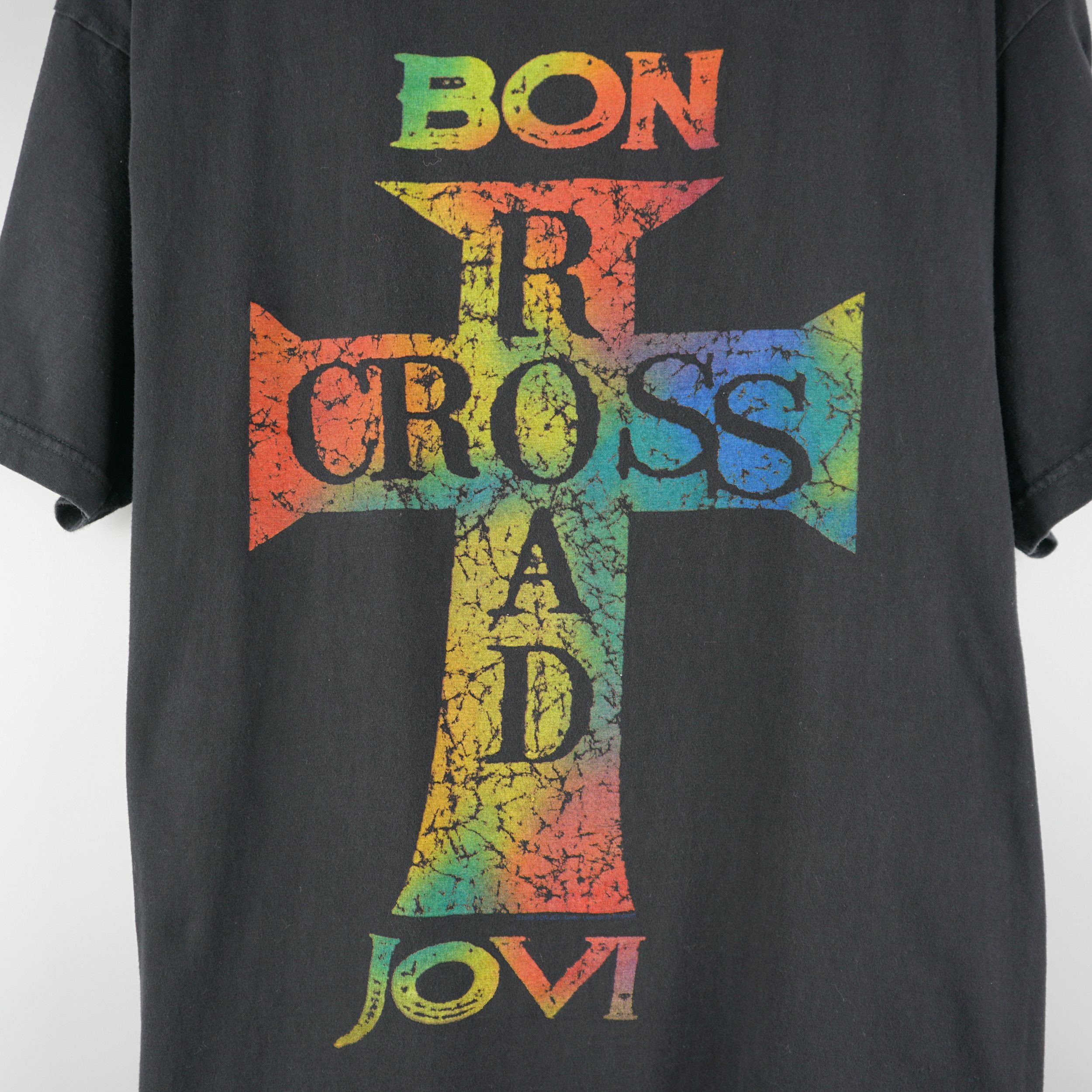 Band Tees × Vintage Vintage 1994 Bon Jovi T-Shirt Cross Road Tour Size US XL / EU 56 / 4 - 2 Thumbnail