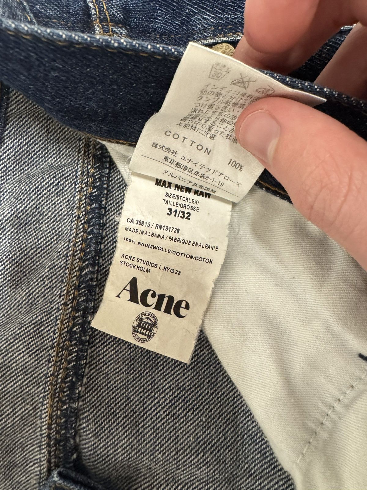 Acne Studios Acne Studios Old Rare Denim Jeans Size US 30 / EU 46 - 6 Thumbnail