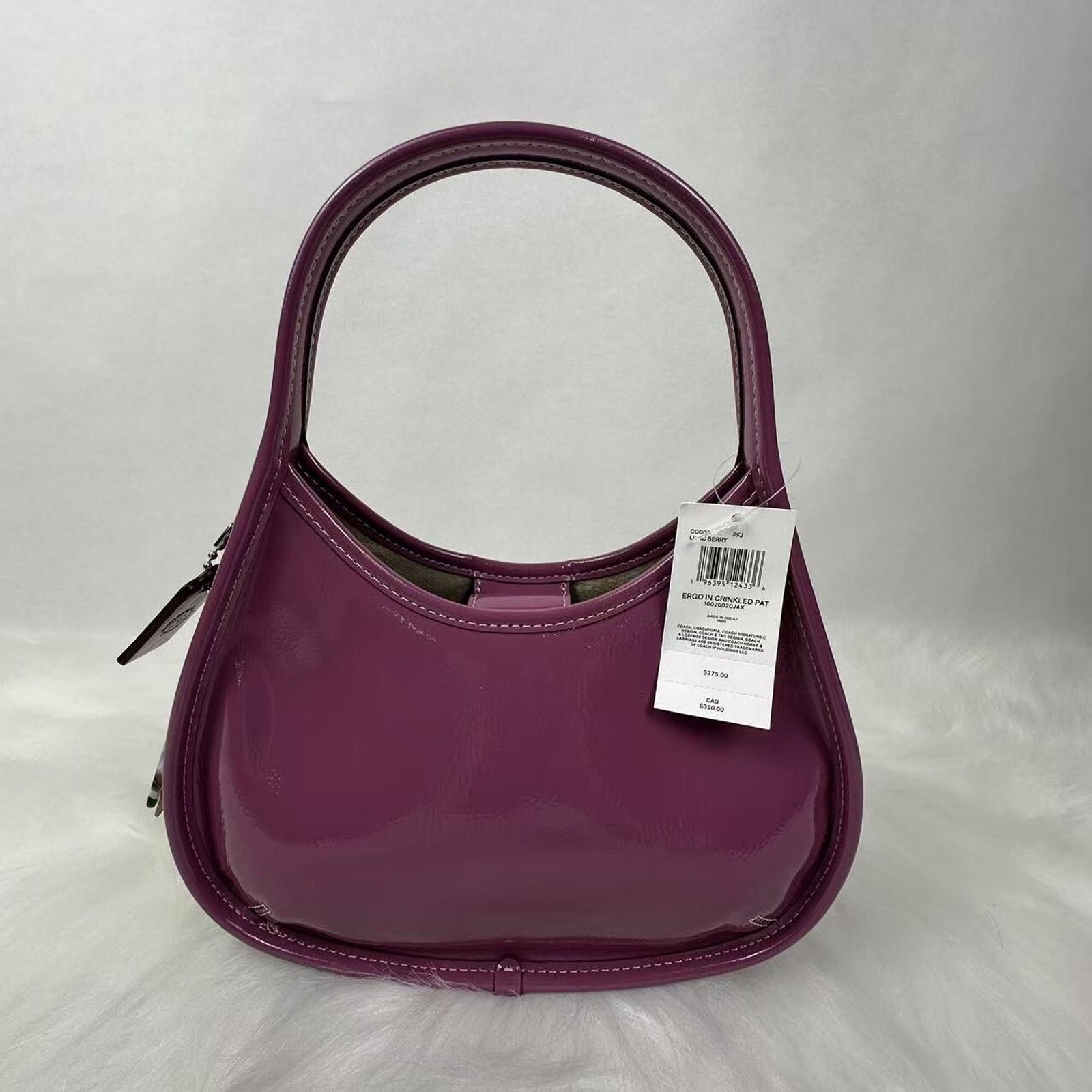 Coach Coach Ergo Shoulder Bag In Coachtopia Leather In Lilac Berry Size ONE SIZE - 3 Thumbnail