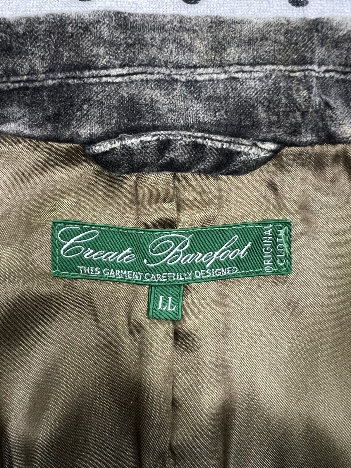 Japanese Brand Create Barefoot Raw Edge Velvet Jacket Size US M / EU 48-50 / 2 - 9 Thumbnail