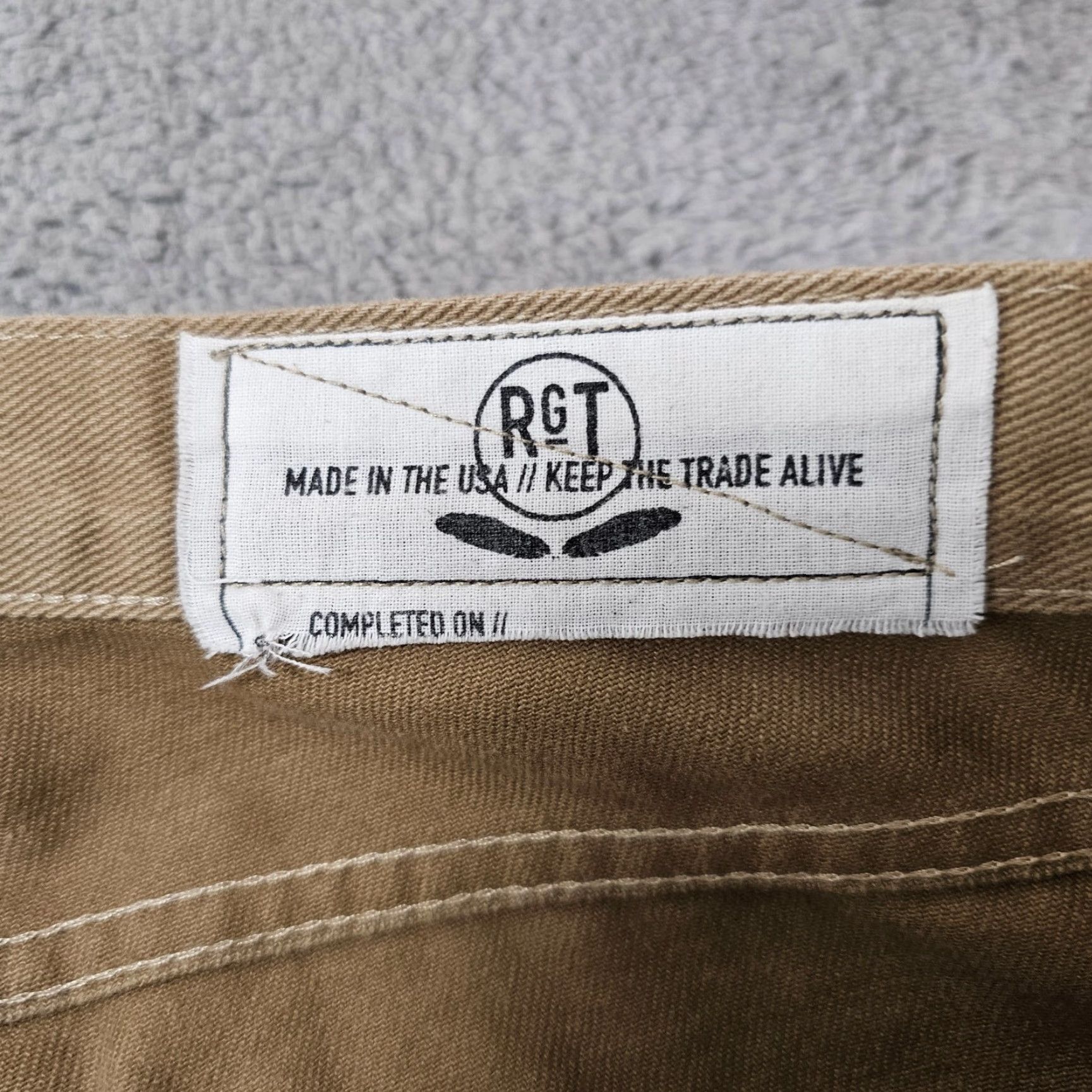 Rogue Territory Rogue Territory Jeans Mens 31x28 Brown RGT Skinny Signature Six Pocket Japanese Jeans 5-Pocket Design USA Size US 31 - 3 Thumbnail