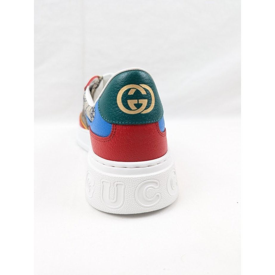 Gucci o1rshd1 Supreme Low-Top Sneakers in Beige/Blue/Red Size US 12.5 / EU 45-46 - 10 Thumbnail