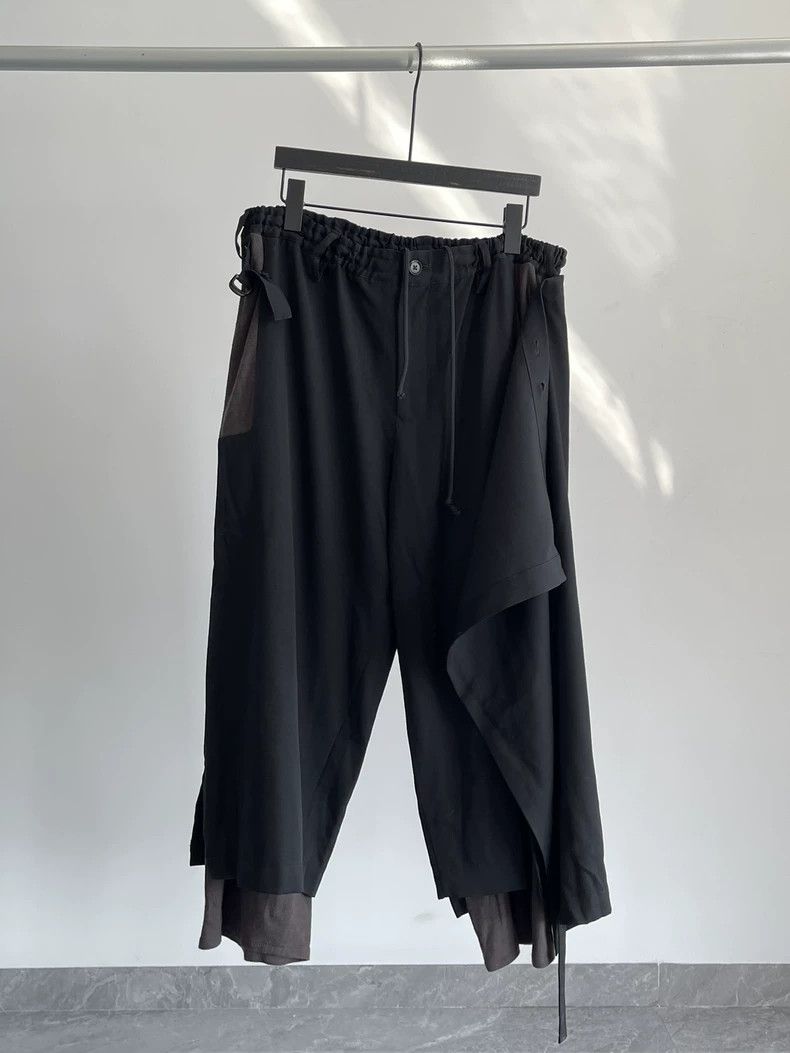Yohji Yamamoto Yohji Yamamoto size 3 17 aw Double Culottes pants 2506-Nex Size US 30 / EU 46 - 4 Thumbnail