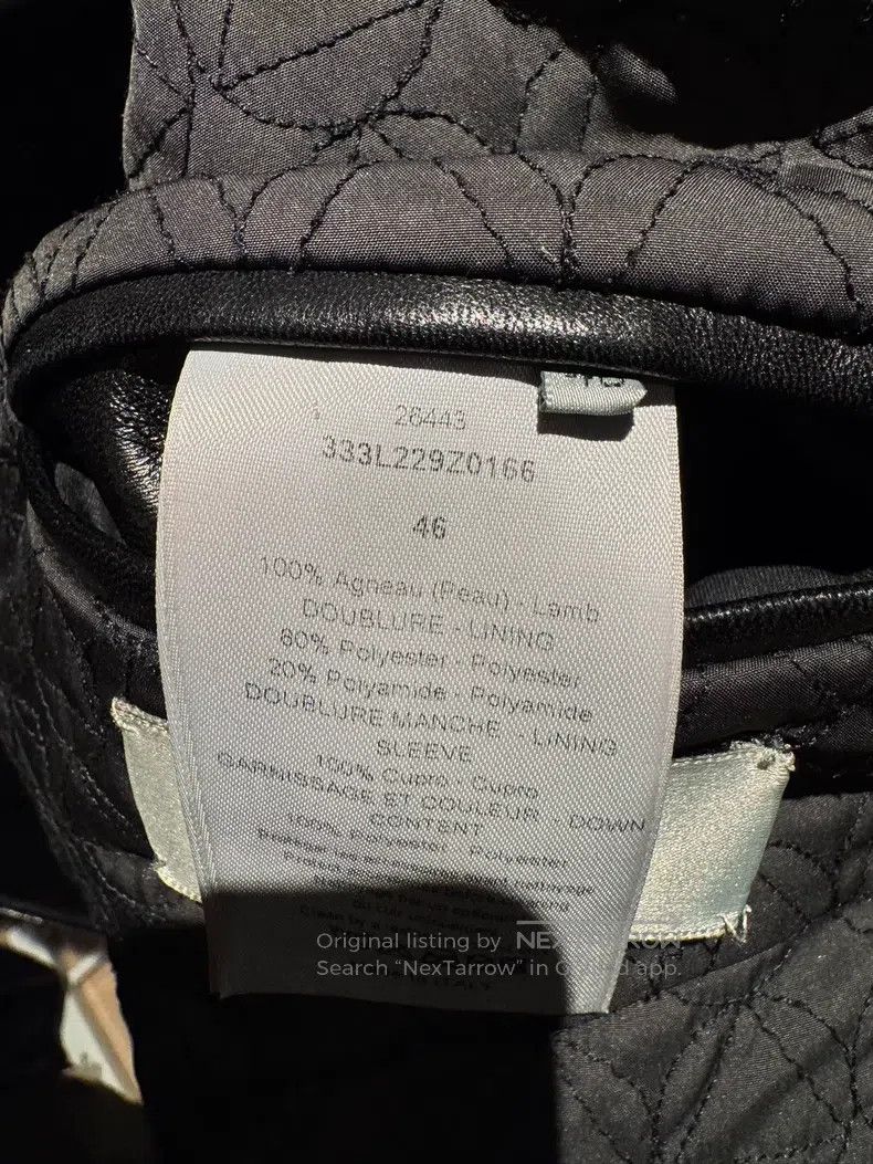 Dior Dior Lamb Leather Hooded Jacket Size US M / EU 48-50 / 2 - 6 Thumbnail