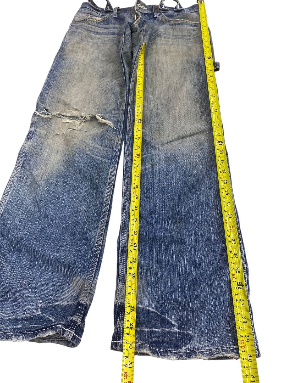 Edwin Edwin Carpenter Buckle Back Style Loose Jeans Size US 32 / EU 48 - 7 Thumbnail