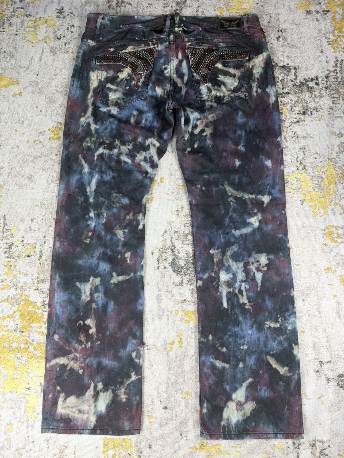 Robins Jeans Rare Robins Jean Acid Wash Jeans Size US 42 / EU 58 - 4 Thumbnail