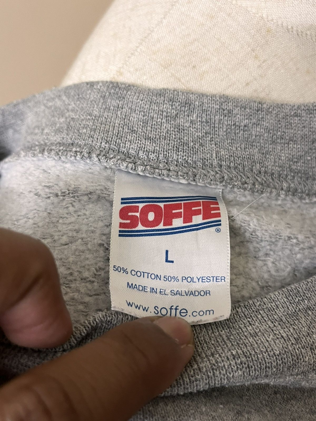 Soffe × Vintage Vintage Soffe Navy Sweatshirt Size US L / EU 52-54 / 3 - 5 Thumbnail