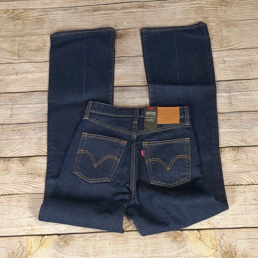 Levi's Levi's premium ribcage button fly bootcut jeans soS 24x33 Size 24" / US 00 / IT 34 - 7 Thumbnail