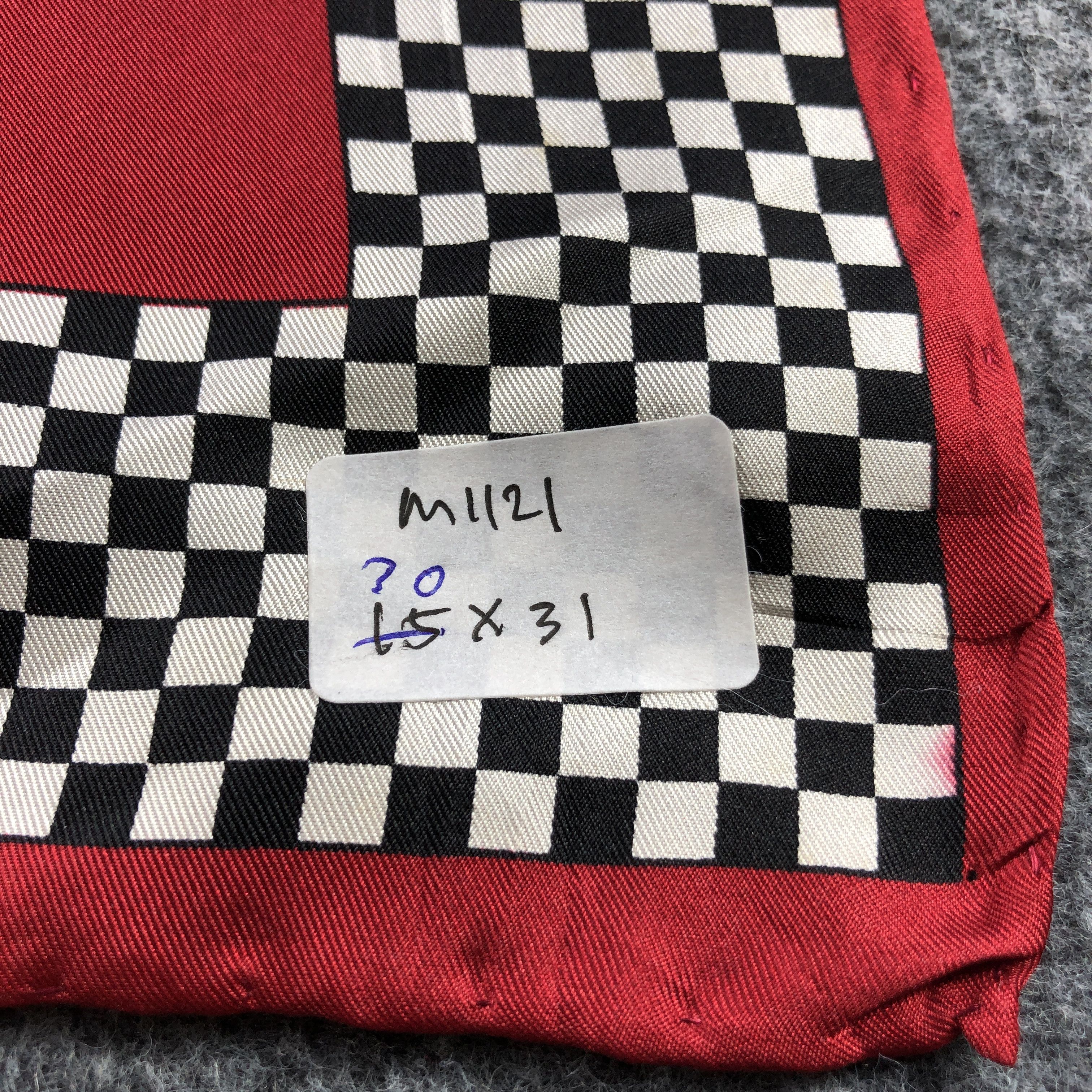 Japanese Brand Luxury Carriage Hand Rolled Silk Scarf M1121 Size ONE SIZE - 10 Thumbnail