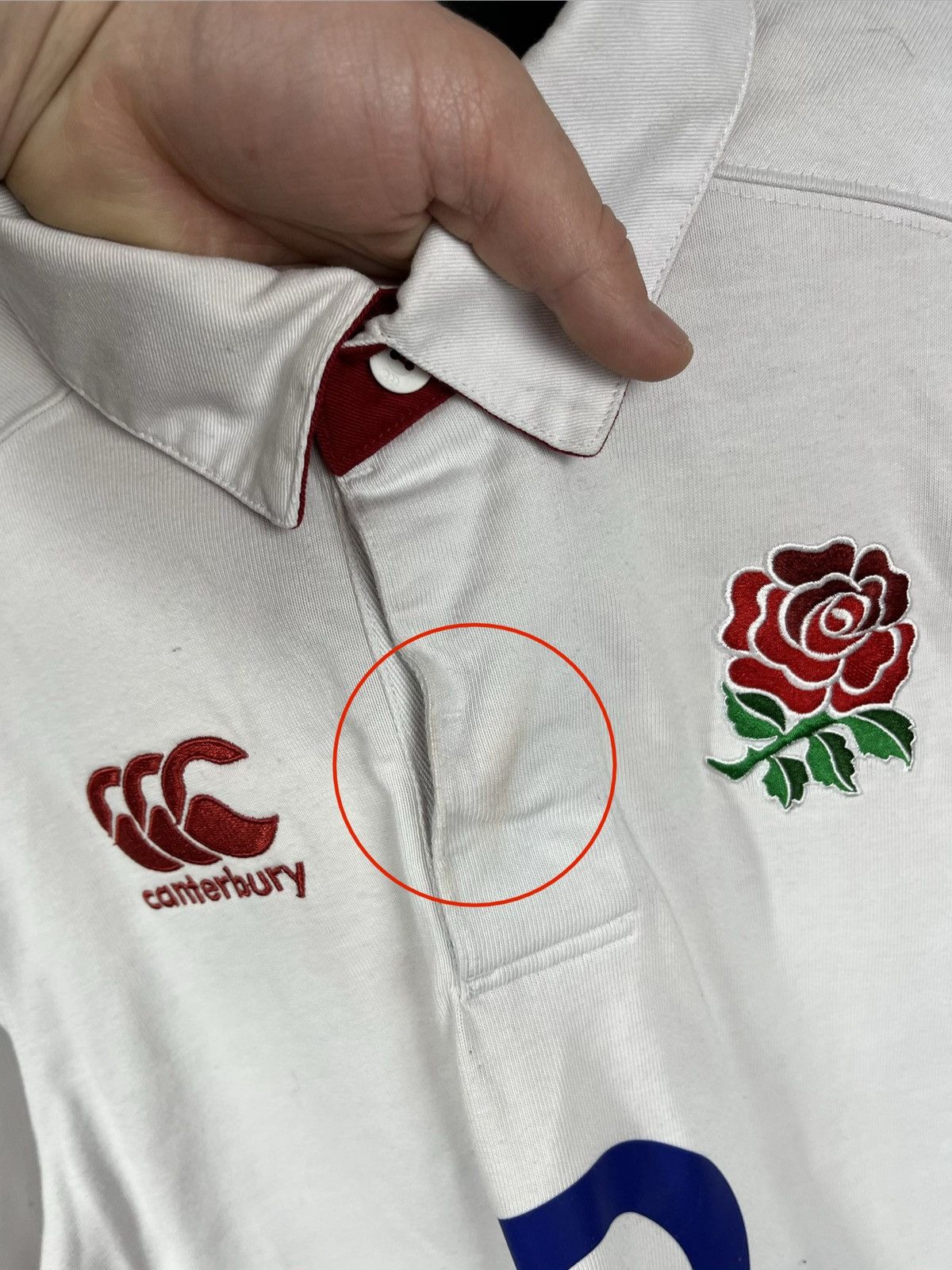Canterbury of New Zealand England Rugby Canterbury O2 Long Sleeve Rugby Jersey Size M Size US M / EU 48-50 / 2 - 4 Thumbnail