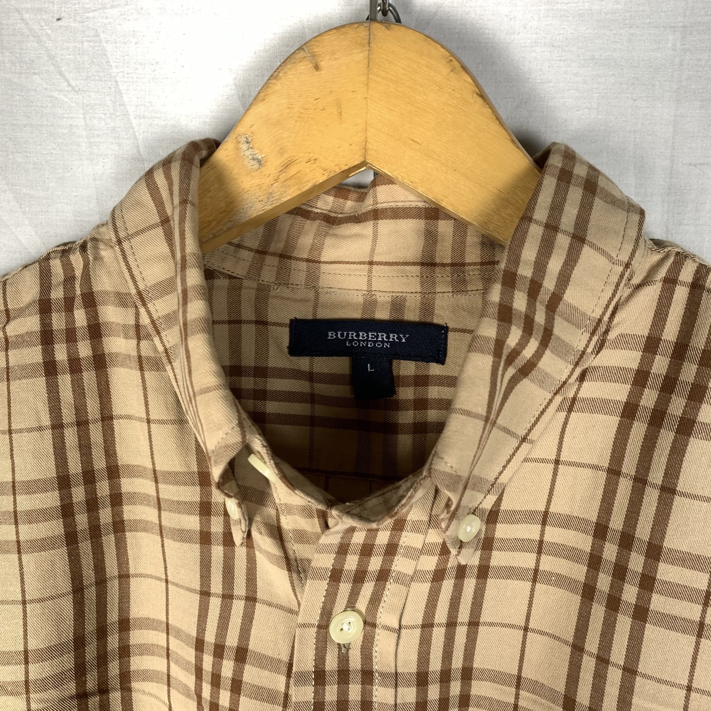 Burberry Vintage Burberry Nova Check L/S Shirt Size US L / EU 52-54 / 3 - 5 Thumbnail