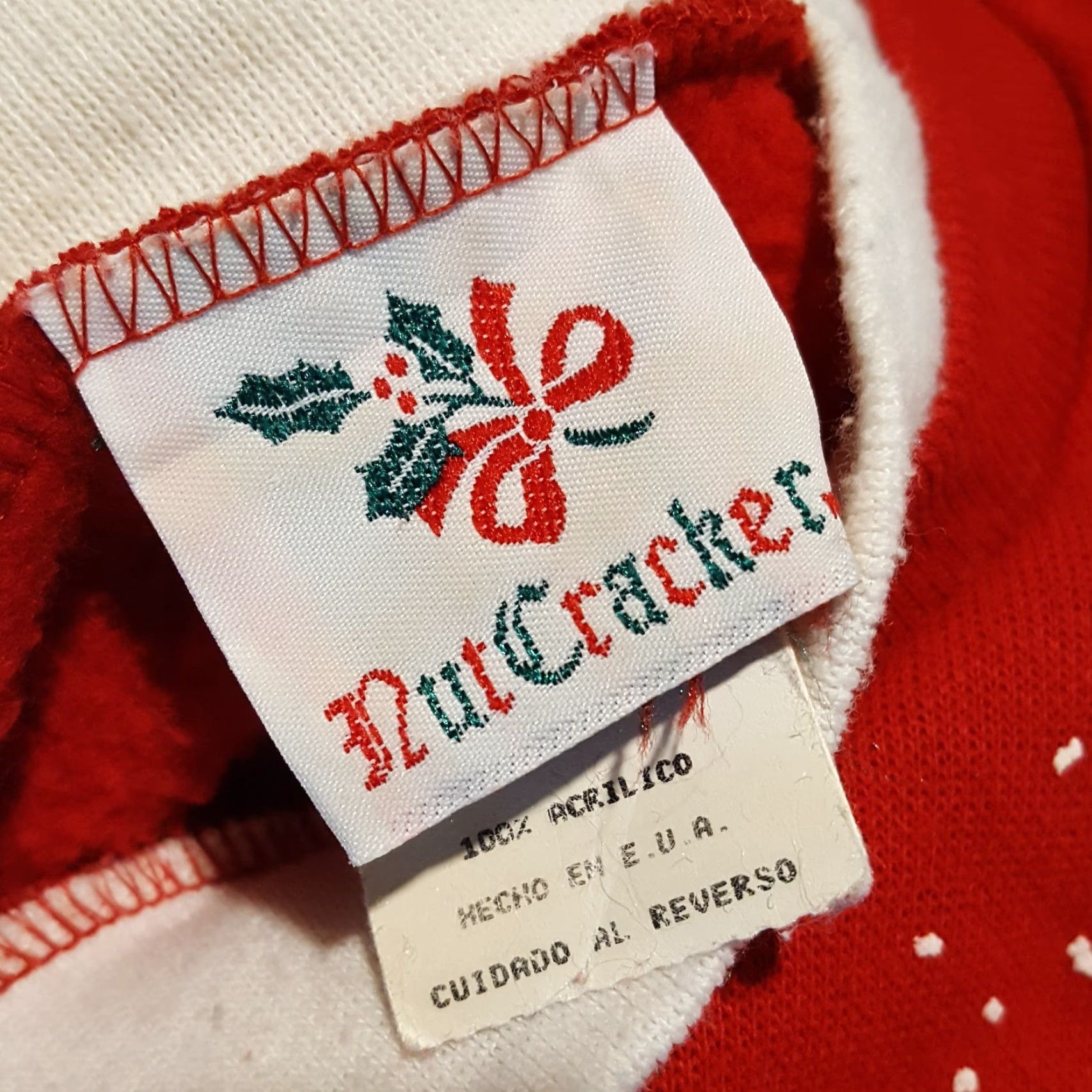 Poler VINTAGE Nut Cracker 90s North Pole Christmas Polar Bear SweatshirtCrewneck Fleece Pullover Size M Red Women or Mens (depending) Unisex Adults Size US M / EU 48-50 / 2 - 7 Thumbnail